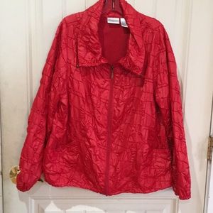 Red jacket